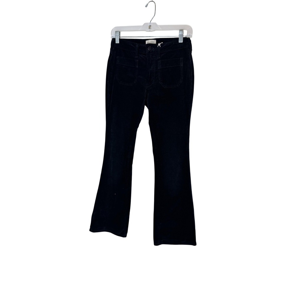 Pilcro Dress Pants Womens 25‎ Black Corduroy Bootcut Stretch Workwear Casual
